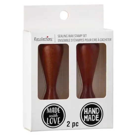 Made with Love & Hand Made Wax Stamp Set by Recollections&trade; {4}