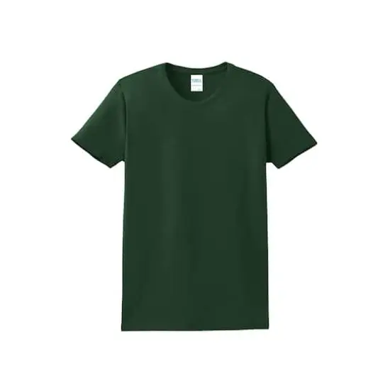 Port & Company&reg; Colors Ladies Essential T-Shirt Dark Green {1}