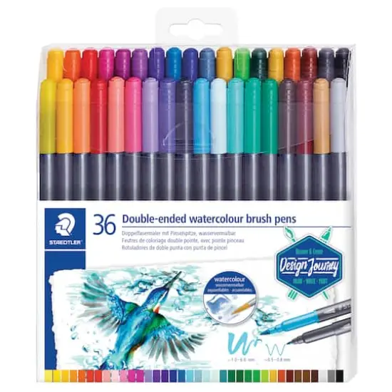 Staedtler&reg; Double-Ended Watercolor Brush Pens Set {1}