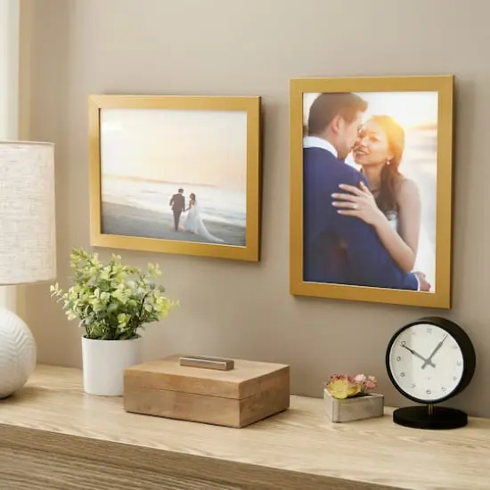 2 Pack Logan Wall Frames by Studio D&eacute;cor&reg; Gold {3}