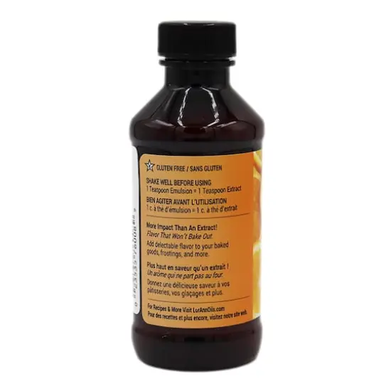 LorAnn Natural Orange Bakery Emulsion, 4oz. {4}