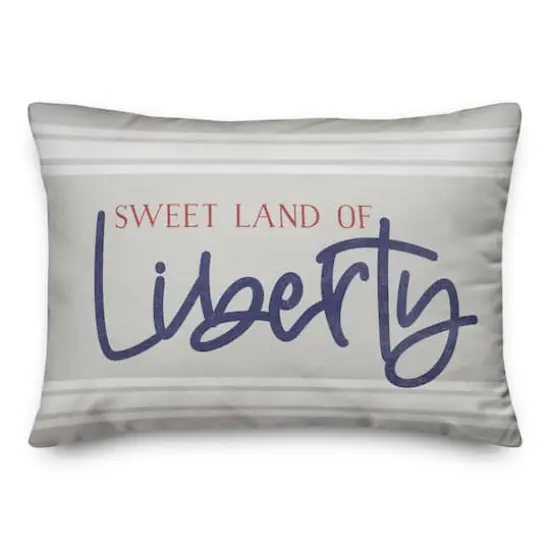 Sweet Land of Liberty Throw Pillow {1}