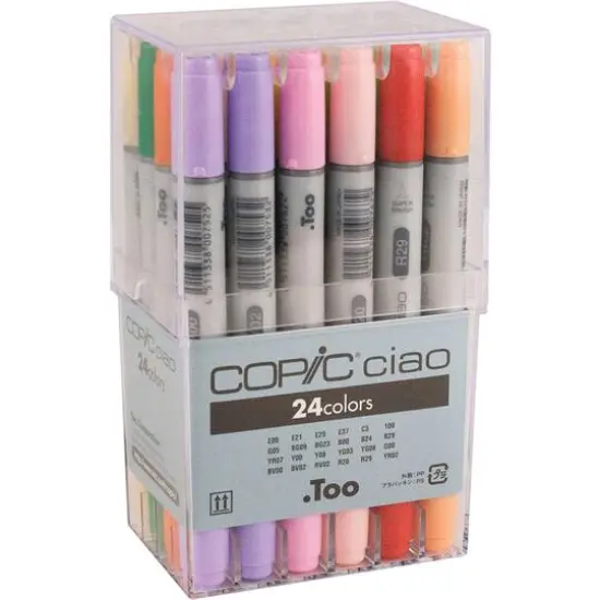 Copic&reg; Ciao Marker Set, 24 Color Basic {4}