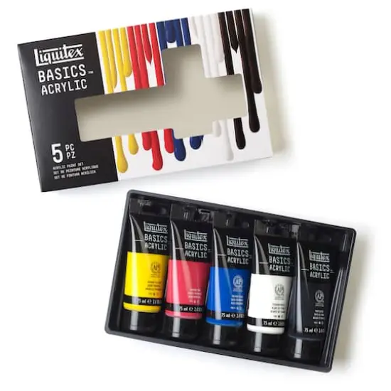 Liquitex&reg; BASICS&trade; 5 Color Acrylic Color Value Set {4}
