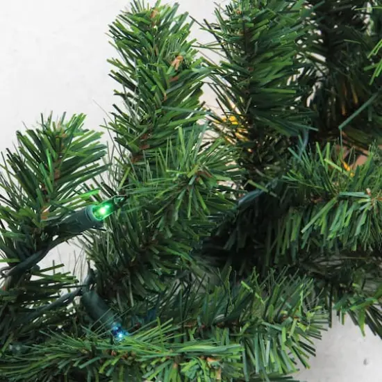 9ft. Pre-Lit Multicolor Lighted Oak Creek Pine Garland {3}