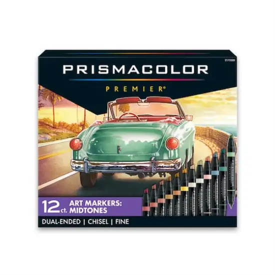 Prismacolor&reg; Premier&reg; Mid Tone Dual-Ended Art Markers, 12ct. {1}