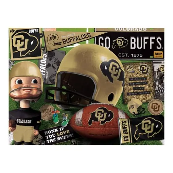College Team Retro Series 500 Piece Puzzle Colorado Buffaloes {5}