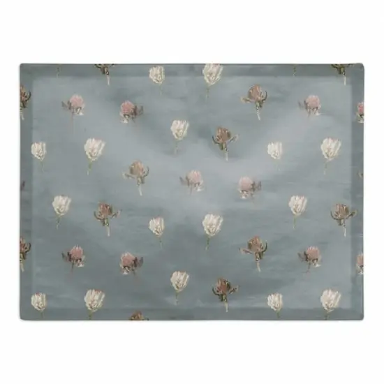 Cottage Florals Cotton Twill Placemat Blue {1}