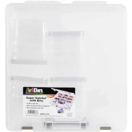 ArtBin&reg; Super Satchel&trade; Translucent 12 Compartment Box {1}