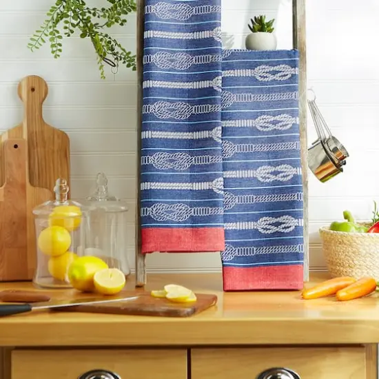 Nauti Knots Jacquard Dishtowel (Set of 2) {5}