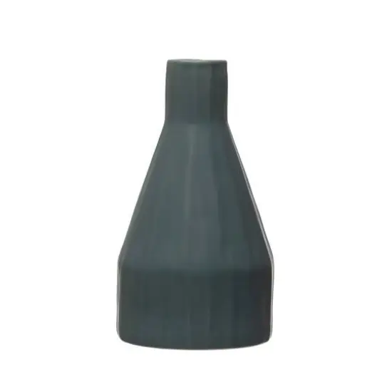 Hello Honey&reg; 9" Slate Blue Ceramic Vase {1}