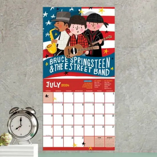 TF Publishing 2024 Rock n Roll Biographies Mini Calendar {5}