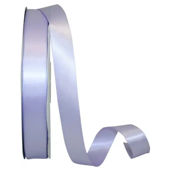 JAM Paper 7/8" x 100yd. Double Face Satin Ribbon Iris {1}