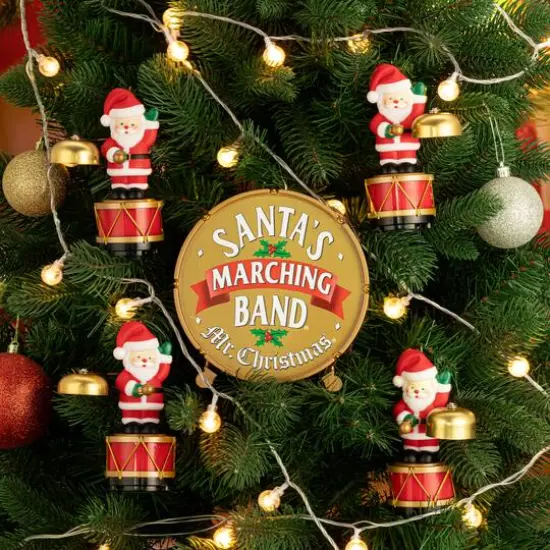 Mr. Christmas 6" Animated Santas Marching Band {7}