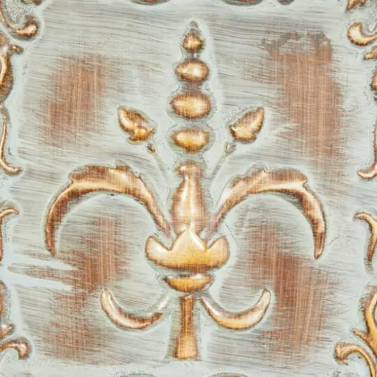 Brass Metal Fleur De Lis Wall D&eacute;cor Set {3}