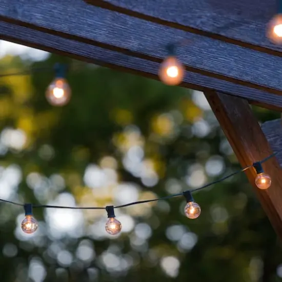 10ct. Clear Globe Patio String Light Set {4}