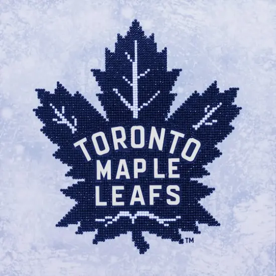 Camelot&reg; Dots NHL Toronto Maple Leafs Diamond Painting Kit {1}