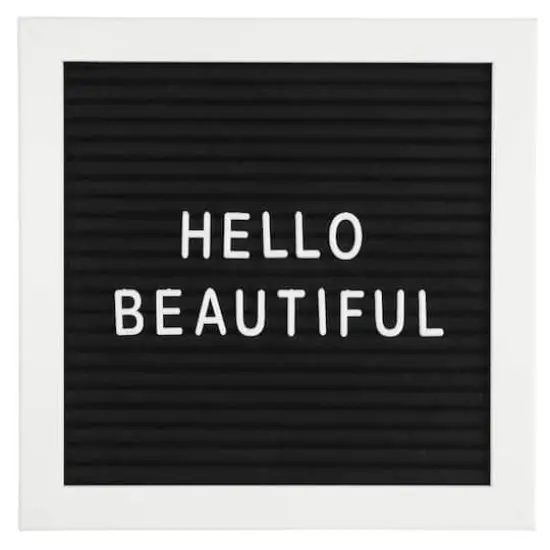 8" x 8" Black Felt Letter Board by Make Market&reg; {4}