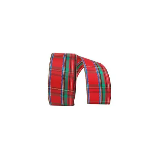 JAM Paper 1.38" x 25yd. Regalia Plaid Ribbon {1}