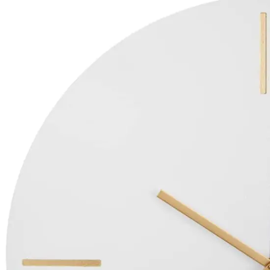 Brown MDF Contemporary Wall Clock, 24" x 24" x 2" {4}