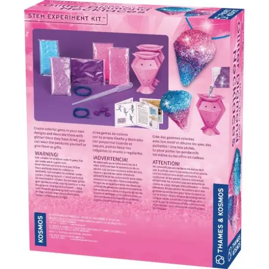 Thames & Kosmos Make Your Own Glitter Diamond Necklaces {3}