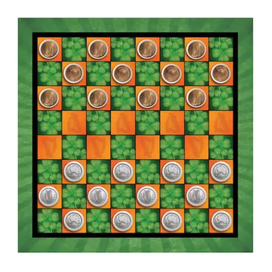 Irish Checker Coin Checker Set {3}