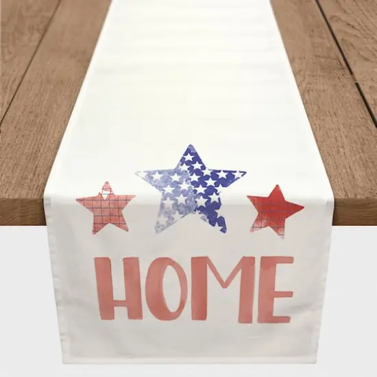 16'' x 90'' Home Star Trio Cotton Twill Table Runner {1}
