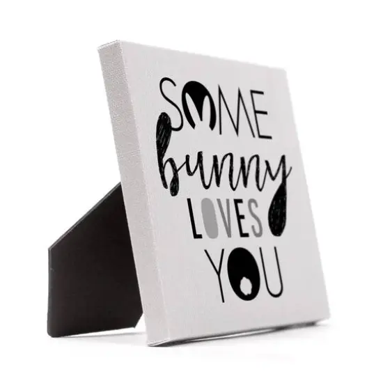 Some Bunny Loves You Tabletop Canvas {3}