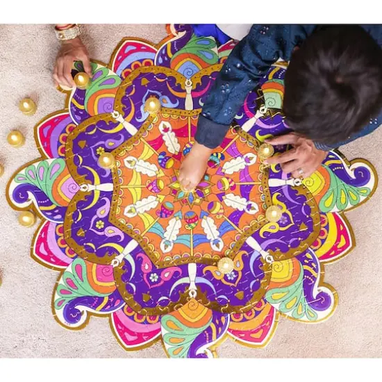 Kulture Khazana Family Rangoli Diwali 150 Piece Puzzle {5}