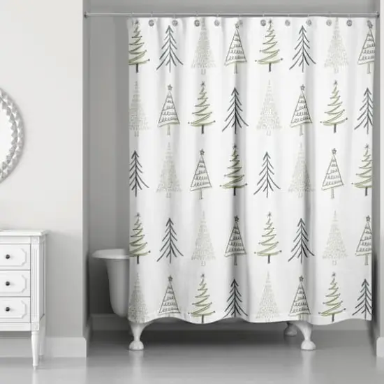 Snow Globe Shower Curtain {1}