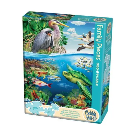 Cobble Hill Family Pieces™ Earth Day 350 Piece Jigsaw Puzzle {1}