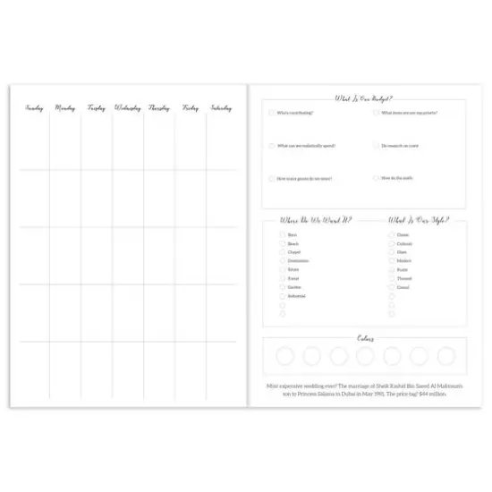 TF Publishing OMG! All the Things To Do Before I Do Undated Monthly Wedding Planner {4}