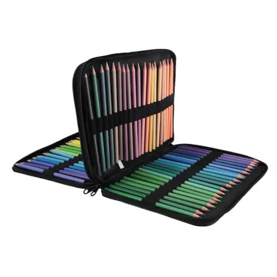 Black 80 Slot Pencil Case by Artist's Loft&reg; {4}