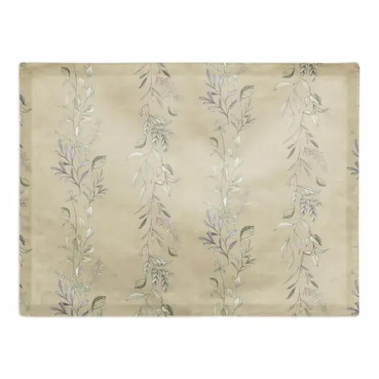 Vines Cotton Twill Placemat Tan {1}