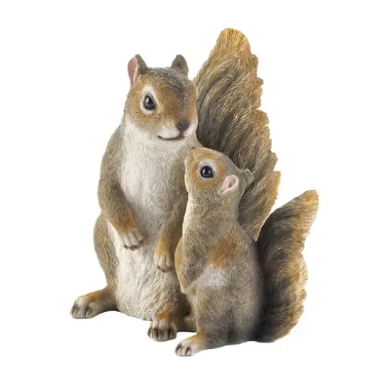 9" Mommy & Me Squirrel Figurine {1}