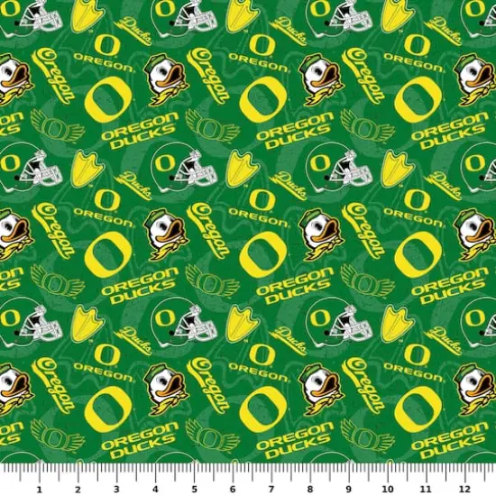 NCAA University of Oregon Ducks Cotton Fabric {3}