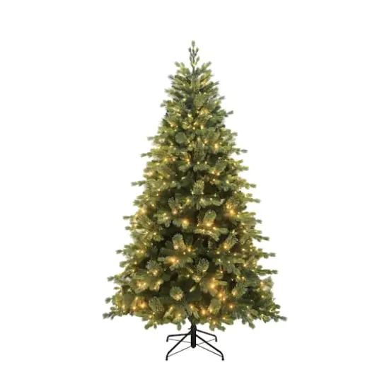 7.5ft. Pre-Lit Hunter Spruce Artificial Christmas Tree, Color Changing LED Lights by Ashland&reg; {5}