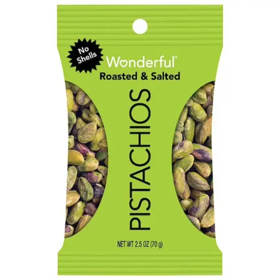 Wonderful&reg; Roasted & Salted Pistachios, No Shells {1}