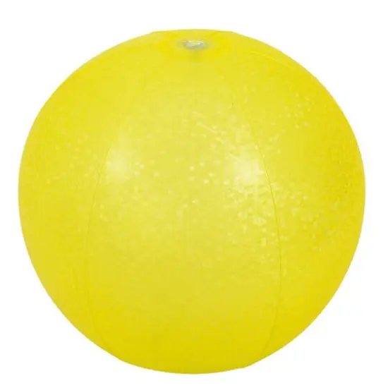 20" Yellow Mosaic Inflatable Beach Ball {1}