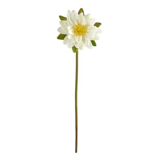 Lotus Flower Stems, 4ct. White {1}