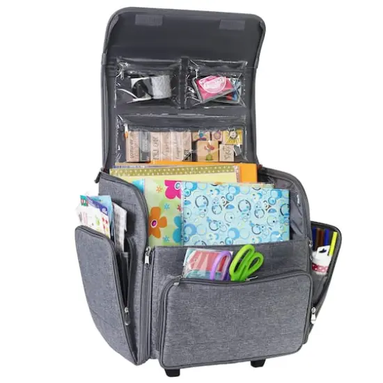 Everything Mary Heather Deluxe Rolling Scrapbook Case {7}