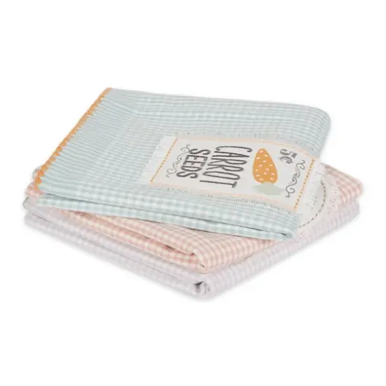 DII&reg; Easter Market Embellished Dishtowel Set {4}