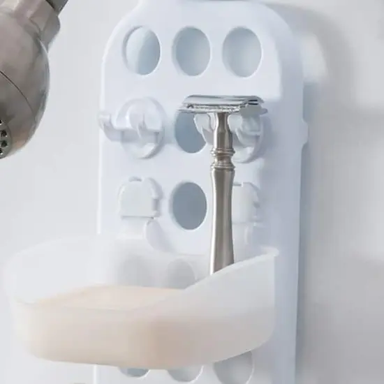 Bath Bliss White 3 Tier Adjustable Shelves Shower Caddy {5}