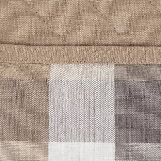 DII&reg; Tri Color Check Potholder Set Stone {7}