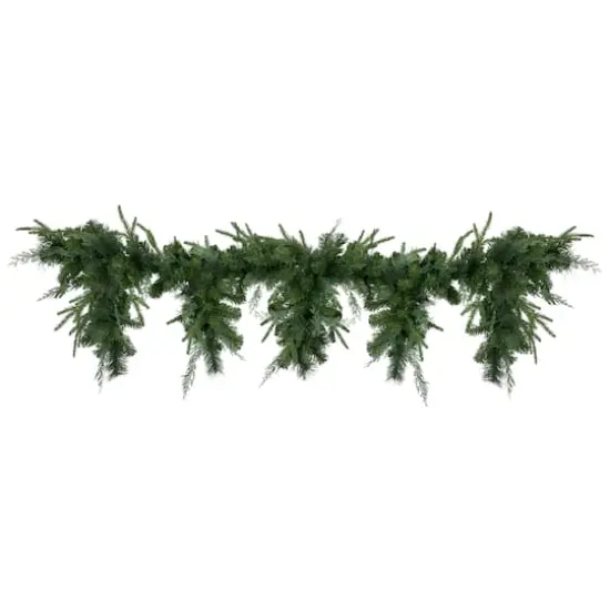 6ft. Christmas Artificial Mixed Pine Icicle Garland {4}
