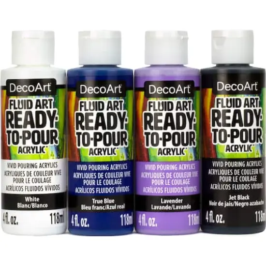 DecoArt&reg; Fluid Art Ready-to-Pour Acrylic&trade; Galactic {1}
