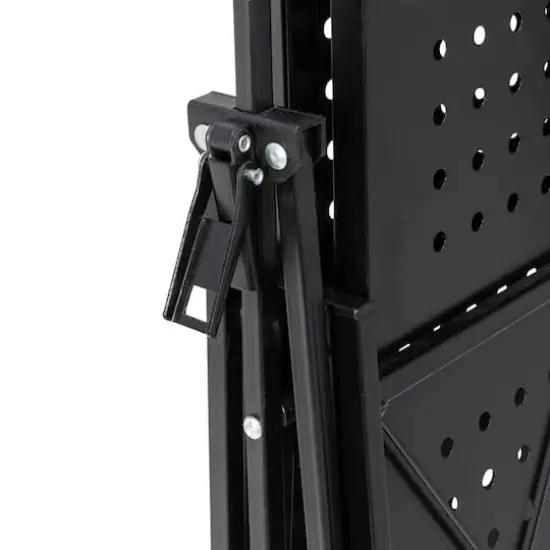 Honey Can Do Black Collapsible 4-Tier Metal Shelf {5}