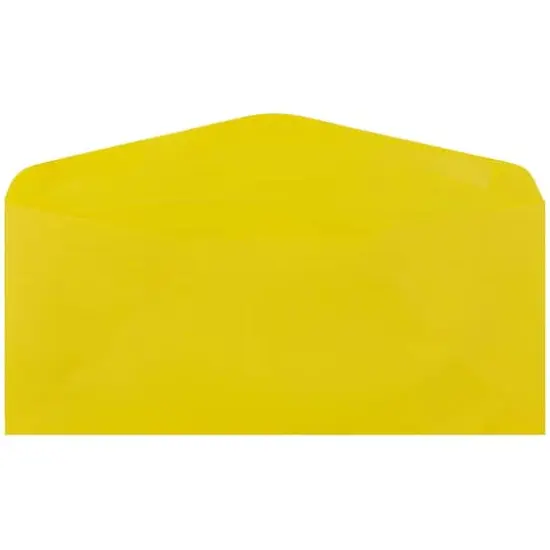 JAM Paper #9 Business Recycled Envelopes, 50ct. Yellow {4}