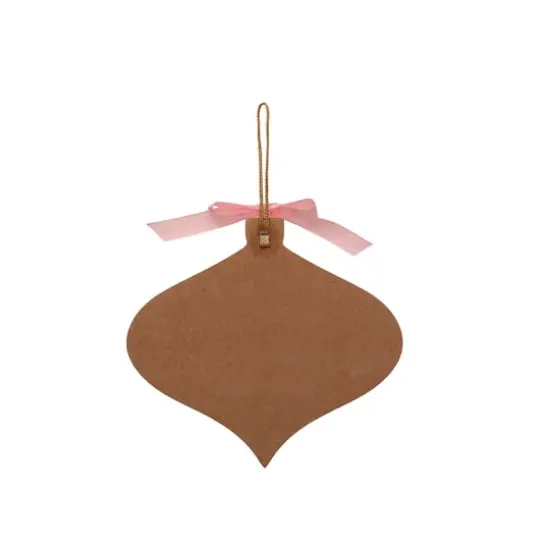 5" Pink & Green Stripes Holly Jolly Onion Ornament Wall Décor by Ashland® {4}