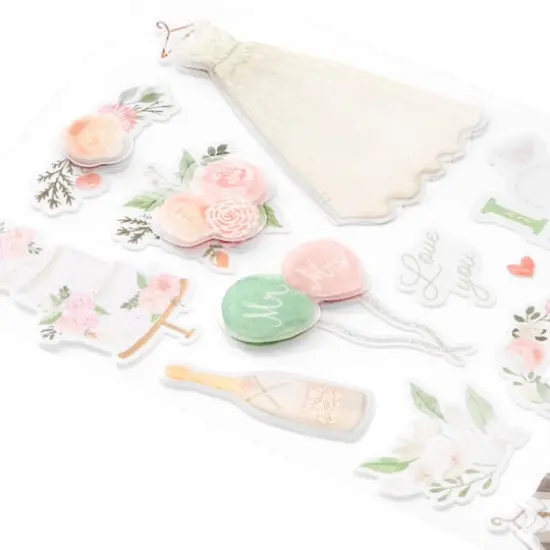 Watercolor Wedding Stickers by Recollections&trade; {3}